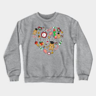 Teacher Cookies Cute Gingerbread Teaching Students Crewneck Sweatshirt